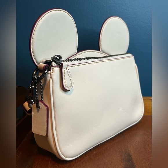 Disney x Coach Mickey Mouse Ears Wristlet Clutch LE F59529